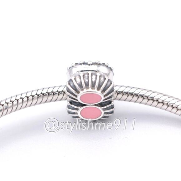 Rare Authentic PANDORA Pink Enamel Clip - 790578EN24 - Picture 4 of 15